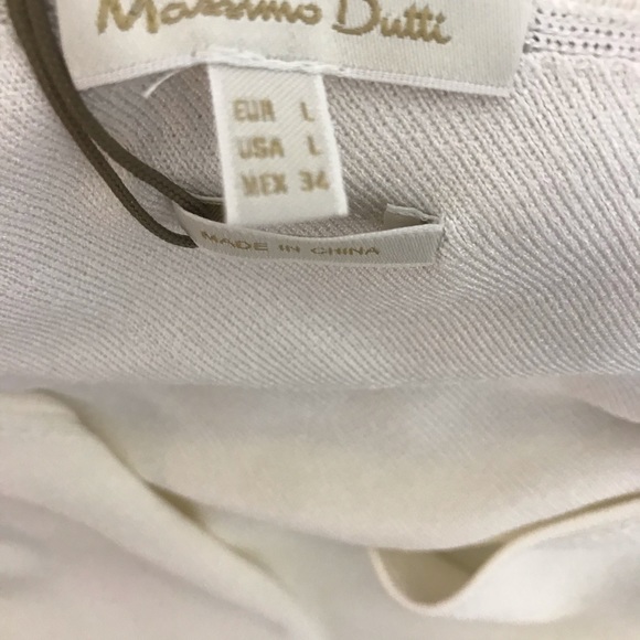 Massimo Dutti Ribbed Asymmetric One Shoulder Top - Picture 4 of 6